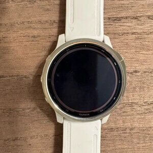 Garmin | Fenix 6S Pro Solar | Light Gold/Light Sand Band | 42mm case